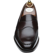 Herring Barnaby mens loafers in dark walnut (second)