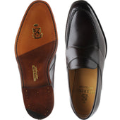 Herring Barnaby mens loafers in dark walnut (second)