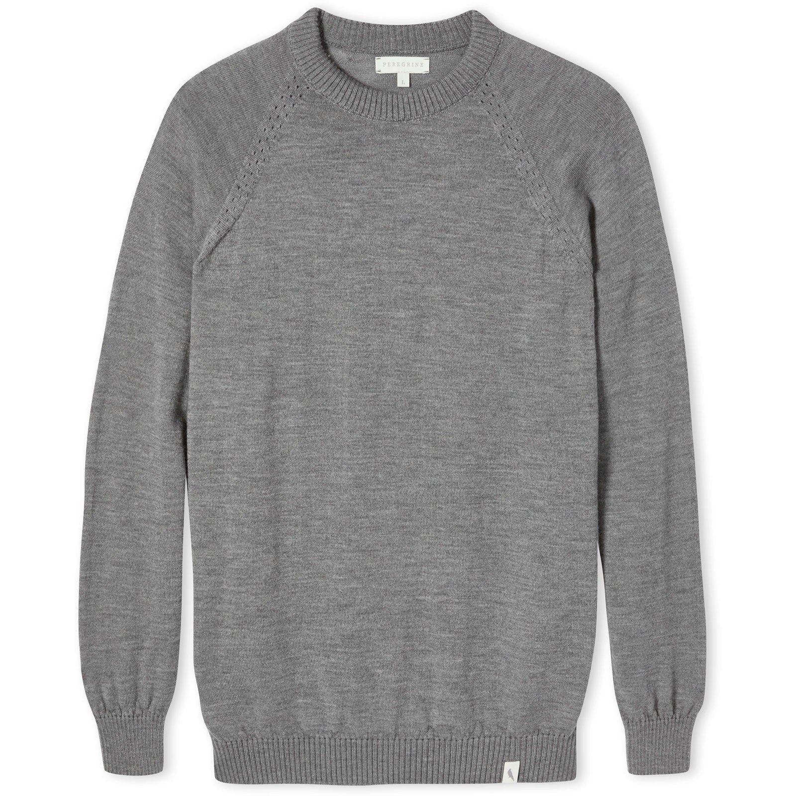 Herring Beauford Crew Jumper by Peregrine in steelnimbus