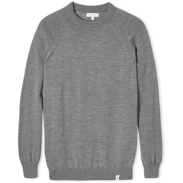 Herring Beauford Crew Jumper by Peregrine in steelnimbus