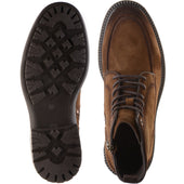 Herring Beckwith mens rubber-soled boots in brown suede