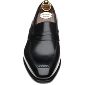 Herring Belmont mens loafers in black calf
