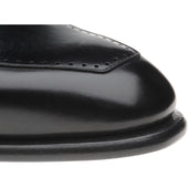 Herring Belmont mens loafers in black calf