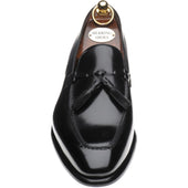 Herring Blackheath mens tasselled loafers in black calf