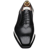 Herring Bournwell mens brogues in black calf