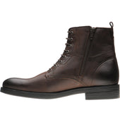 Herring Bridges mens rubber-soled boots in brown waxy calf