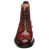 Herring Burghley II mens rubber-soled boots in dark leaf
