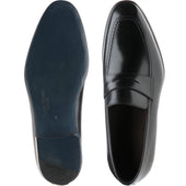 Herring Cadogan mens loafers in black calf