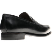 Herring Cadogan mens loafers in black calf