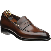 Herring Cadogan mens loafers in tobacco calf