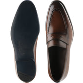 Herring Cadogan mens loafers in tobacco calf
