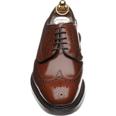 Herring Canning II (Rubber) mens rubber-soled brogues in santalum brown polished
