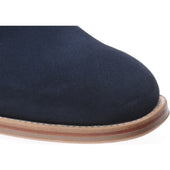 Herring Canterbury mens rubber-soled Chukka boots in navy suede