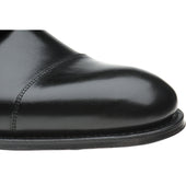 Herring Carlisle mens monk shoes in black calf (second)