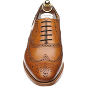Herring Carnaby mens brogues in chestnut calf