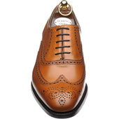 Herring Carnaby (Rubber) mens rubber-soled brogues in chestnut calf
