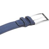 Herring Caserta Belt in blue suede