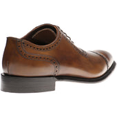 Herring Chamberlain mens semi-brogues in mahogany calf