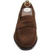 Herring Charlton mens loafers in brown suede