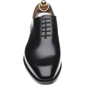 Herring Chaucer mens wholecuts in black calf