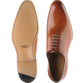 Herring Chaucer mens wholecuts in tan calf
