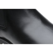 Herring Chichester mens rubber-soled Chelsea boots in black calf