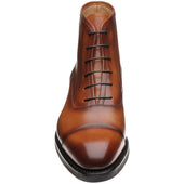 Herring Chiltern mens rubber-soled boots in tan calf