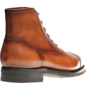 Herring Chiltern mens rubber-soled boots in tan calf