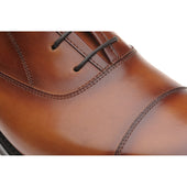 Herring Chiltern mens rubber-soled boots in tan calf