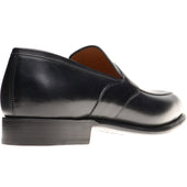 Herring Cleveland mens loafers in black calf