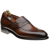 Herring Cleveland mens loafers in tobacco calf