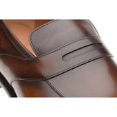 Herring Cleveland mens loafers in tobacco calf