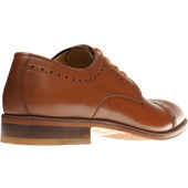 Herring Clifton mens hybrid-soled semi-brogues in tan calf