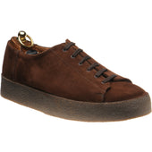 Herring Clyde mens rubber-soled Derby shoes in polo suede