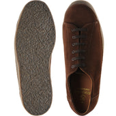 Herring Clyde mens rubber-soled Derby shoes in polo suede