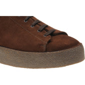 Herring Clyde mens rubber-soled Derby shoes in polo suede