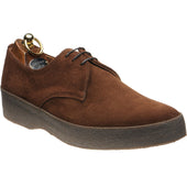 Herring Cobra mens rubber-soled Derby shoes in polo suede