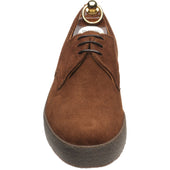 Herring Cobra mens rubber-soled Derby shoes in polo suede