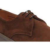 Herring Cobra mens rubber-soled Derby shoes in polo suede