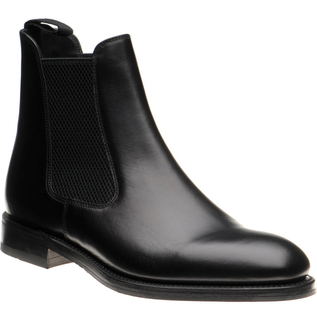 Herring Coltham mens hybrid-soled Chelsea boots in black calf