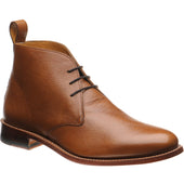 Herring Cosdon mens Chukka boots in tan grain