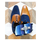 Herring Cuthbert Sock in navy multi