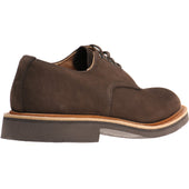 Herring Daniel mens rubber-soled Derby shoes in brown hydro nubuck