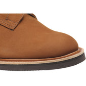 Herring Daniel mens rubber-soled Derby shoes in whiskey hydro nubuck