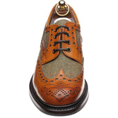 Herring Dartmoor (Rubber) in moorland green tweed and chestnut calf