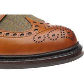 Herring Dartmoor (Rubber) in moorland green tweed and chestnut calf