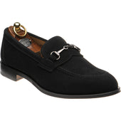 Herring Dillon II mens loafers in black suede