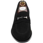 Herring Dillon II mens loafers in black suede