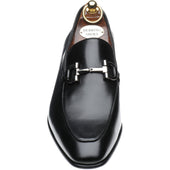 Herring Dillon mens loafers in black calf