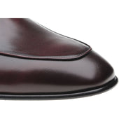 Herring Dillon mens loafers in burgundy calf